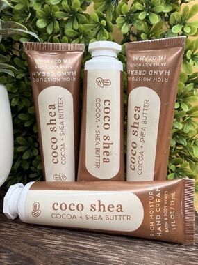 Bath & Body Works Coco Shea Hand Cream 1oz Lot of 4 Travel Size Moisture